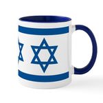 CafePress Israel Flag Mug 11 oz (325 ml) Ceramic Coffee Mug