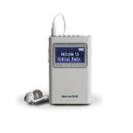 Roberts Sports DAB5 Portable DAB Radio DAB/DAB+ and FM with 10 Station Presets – Pocket-sized Personal Radio including headphones - White