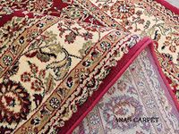 anas carpet Kashmiri Persian Design Traditional Silk Touch Extra Look Carpet for Living Room and Bedroom & Hall Size 3 x 5 Feet (Color-Multi)