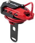 Tanax MF-4755 Motorcycle Anti-Theft Helmet Wire Lock, Straight, Red, 3-Digit Dial Lock, 23.6 inches (600 mm)