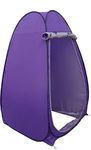 Homecute Foldable Portable Pop up Cloth Changing Tent or Toilet Tent for Camping Hiking and Picnic (Purple)