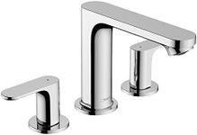 hansgrohe 72530001 Rebris S 110 with Pop-Up Drain, Chrome 1.2 GPM Widespread Bathroom Faucet