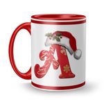 WRH Christmas Gifts, Christmas Coffee Mug, Christmas Decoration Item, Gift for Brother, Sister, Friend (RED-1)