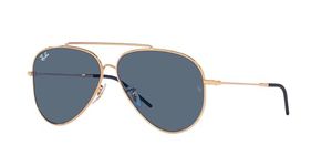 Ray-Ban Reverse Unisex UV Protected Blue Lens Pilot Sunglasses - 0RBR0101S92023A59