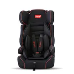 LuvLap Comfy Car Seat for Baby & kids from 9 Months to 12 Years (Black)