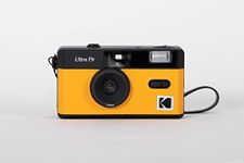 KODAK 490172 Ultra F9 35mm Film Camera Camera - Retro Style, Focus Free, Reusable, Built in Flash, Easy to Use (Kodak Yellow)