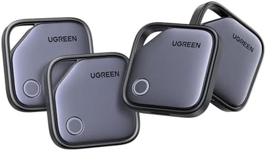 UGREEN FineTrack G USB-C Rechargeable (4 Pack), Tracker Tag Compatible with Find Hub (Android Only), Bluetooth Finder for Keys, Wallet, Luggage, Compatible with Pixel 10/Galaxy S25 ect.
