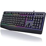 yesbeaut Gaming Keyboard, 7-Color R