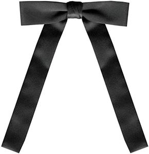 Black Satin Western Tie, By S.H Churchill