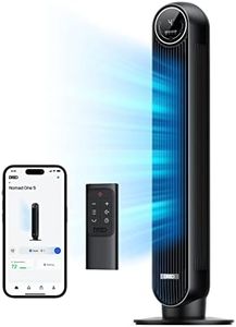 Dreo Tower Fan for Bedroom, Smart Oscillating Quiet Floor Fans, Standing Bladeless Fan with Remote and WiFi Voice Control, 4 Modes, 4 Speeds, 8H Timer, 28dB, Works with Alexa/Google