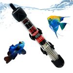 Fish Tank Aquarium Heater - Adjustable Temperature Submersible Thermostat Heater,25W/50W/100W/150W/200W/300W