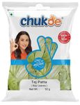 Chukde - Tej Patta - Bay Leaves - Authentic, Aromatic & Rich in Flavor - Ideal for Cooking and Spice Blends - Whole & Dried Spices - 50 Gram - Pack of 2