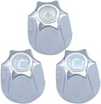 Tub and Shower 3 Piece Replacement for Price Pfister Verve Handles, 3 Piece Set of Hot, Cold and Diverter, Polished Chrome
