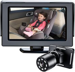 Itomoro Baby Car Mirror, View Infant in Rear Facing Seat with Wide Crystal Clear View,Camera Aimed at Baby-Easily to Observe The Baby's Every Move