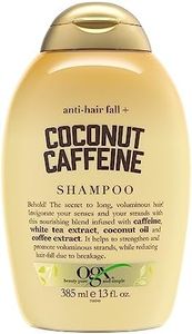 Ogx Anti Hair Fall + Coconut Caffeine Strengthening Shampoo For Damaged & Fine Hair 385mL