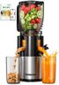 Godspeeds Juicer Machines with 5.8" Large Feed Chute, Slow Masticating Cold Press Juicer for Whole Fruits & Vegetables, Easy to Clean Design, High Juice Yield Home Juicer for Daily Wellness