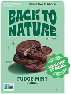 Back to Nature Fudge Mint Cookies - Vegan, Non-GMO, Made with Wheat Flour, Delicious & Quality Snacks, 5.5 Ounce
