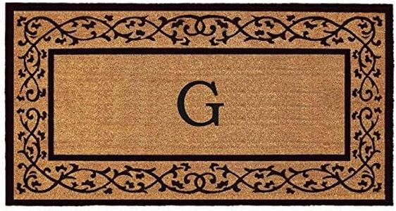 Calloway Mills AZ120073672G Augusta Monogram Doormat, 3' x 6' (Letter G)