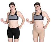 Lyra Pack of 2 Stretchable Cycling Shorts for Women
