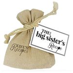 Big Sister Gift - The Little Big Sister Recipe - Thoughtful, Unique, Sentimental, Small Gift for Amazing Big Sister from a Brother or Sister - The Best Sister Ever!