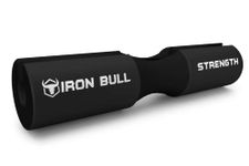 Iron Bull Strength Advanced Squat Pad - Barbell Pad for Squats, Lunges & Hip Thrusts - Neck & Shoulder Protective Pad Support (Black)