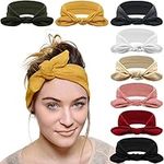 DRESHOW 8 Pack Women Headbands Headwraps Hair Bands Bows Hair Accessories