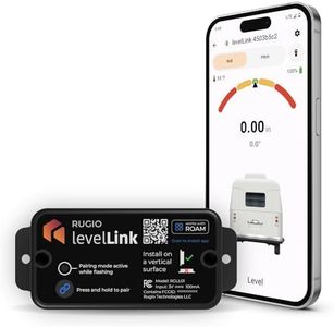 LevelLink - Wireless RV Leveling System, Works with All RV Types, Simple Reliable App with Effortless Setup, Batteries Included, Assembled in The USA