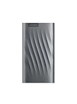 Lenovo P6 512GB Portable External Solid State Drive SSD, USB-C 3.2 Gen 1, Compatible with PC/Mac/Android, Metal Body, Silver