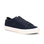 Tommy Hilfiger Leather Solid Blue Men Flat Sneakers (F23HMFW200) Size- 44