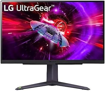 LG UltraGear Gaming Monitor 27GR75Q, 27 inch, 1440p, 165Hz, 1ms GtG, IPS Display, HDR 10, NVIDIA G-Sync & AMD FreeSync compatible, Smart Energy Saving, Displayport, HDMI