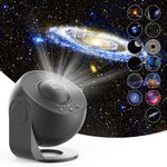 Star Projector,Rusoso Galaxy Projector,Popular Science Projector lamp 4K HD 12PCS Film Discs Nebula Ceiling Starry Skylight Light,for Kids Adults Ceiling Bedroom Living Room,Party