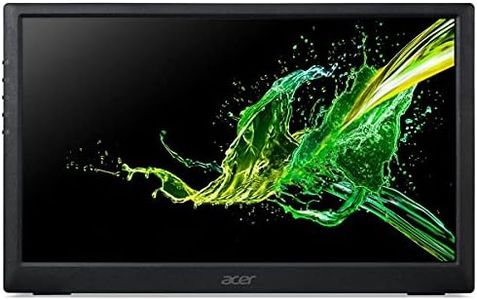 Acer PM161Q bu Portable Monitor 15.6" Full HD (1920 x 1080) (USB Type-C for Video/Power & Micro USB for Supplemental Power),Black