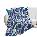 JJoias Flannel Toronto-Maple-Leafs Throw Blanket Fantasy Blanket with Soft Fuzzy Lightweight Plush Cozy Blanket for Couch Sofa Bed 30""*40""inches