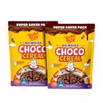 Yogabar Multigrain Chocos Cereal for Breakfast, Zero Maida, Delicious Chocolate Chocos for Kids & Adults, Contains Jowar, Bajra, Ragi, Quinoa & Oats, 850g, Pack of 2