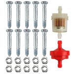 AUTOKAY 10 Pcs 51001500 Shear Bolts & Nuts for Ariens 51001500 510015 AM136890 Shear Pins