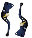 Aowbikes 6 Positions Adjustment levers for Honda Activa (Combo Brake Models) Only Black