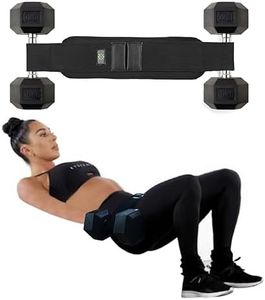 Hip Thrust Belt by SEWD – Use Any Weight to do Lunges, Glute Bridges, Dips and Booty Workouts – Easy to Set Up with Dumbbells for Hip Thrust, Reinforced Lightweight Dumbbell Belt for Home Gym