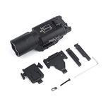 SBGJMY X300 Ultra Pistol Light 600 Lumens Tactical Airsoft Torch Flashlight 2 Mode Constant or Momentary for Pistol Torch Rail and MIL-STD-1913 Picatinny Rail (Black)