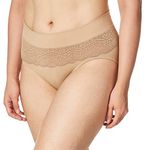 Warner's Women's Cloud 9 Seamless Hipster Panty - Brown - S