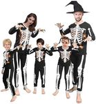 Winging Day Adult Women's Halloween Matching Family Skeleton Pajamas Sets Long Sleeve Pjs Size XXXL
