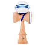 Kendama USA - Kaizen Triple Stripe Kendamas - for Players of All Levels, Carrying Bag Included