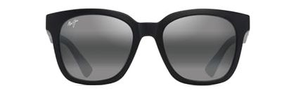 Maui Jim Unisex's Honua Af Sunglasses, Matte Black/Neutral Grey Polarized, Extra Large