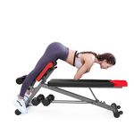 Finer Form Multi-Functional Gym Bench for Full All-in-One Body Workout – Versatile Fitness Equipment for Hyper Back Extension, Roman Chair, Adjustable Situp, Decline, Flat Bench