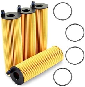 Engine Oil Filter Fit for Mercedes-Benz Sprinter 2500 3500 3500XD 2023 2024, with Gasket Replacement A6541801100 6541801100, 4pack