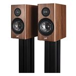 Polk Audio Reserve R200 Large Bookshelf Speaker for Dynamic, Detailed Home Theater Audio, 1" Pinnacle Ring Tweeter & 6.5" Turbine Cone Woofer, Dolby Atmos & IMAX Enhanced, Wall Mountable, Walnut Brown