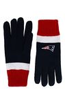 NFL Men's Lined Winter Cold Weather Gloves | One Size | New England Patriots