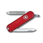 Victorinox Escort Swiss Army Pocket Knife, Medium, Multi Tool, 6 Functions, Nail File, Screwdriver, Red