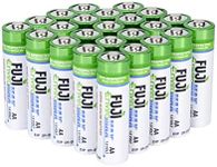 Fuji Enviromax AA Super Alkaline 1.5V LR6 Batteries with Case- Long Lasting Power with No Harmful PVC or Heavy Metals Used