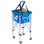 BABOLAT WHEELED BALL BASKET Ball Hoppers - Blue - (Azur), UNIQ