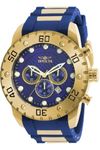 Invicta Men's 'Pro Diver' Quartz Stainless Steel and Polyurethane Casual Watch, Color:Blue (Model: 20280)